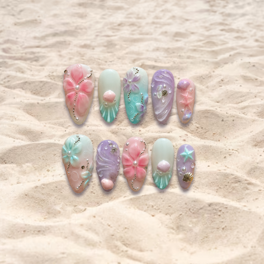 Mermaid Mist - Delulu nails