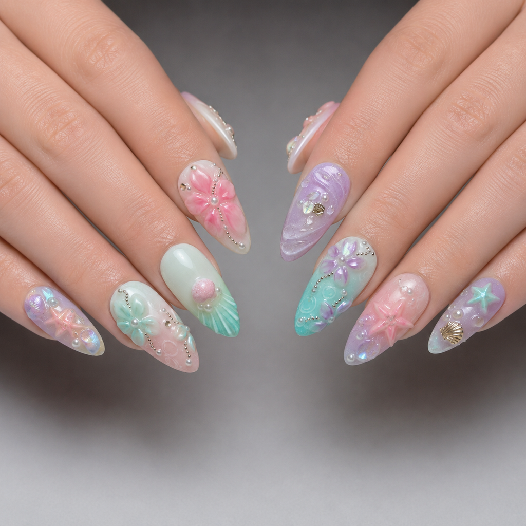 Mermaid Mist - Delulu nails