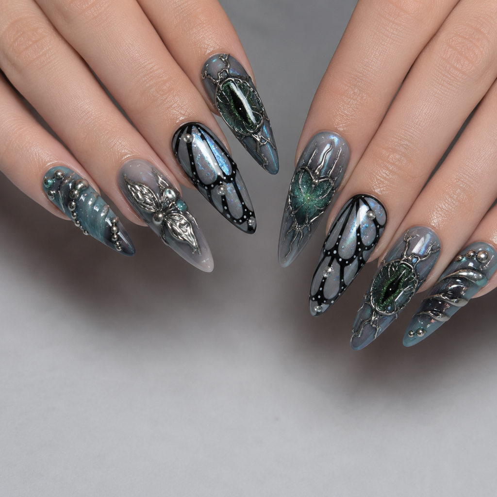 Metal Morphisis - Delulu nails